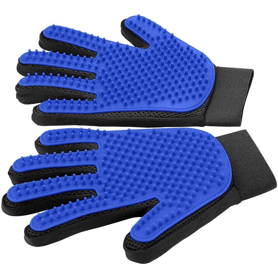 Upgrade Pet Grooming Gloves Cat Brushes for Gentle Shedding