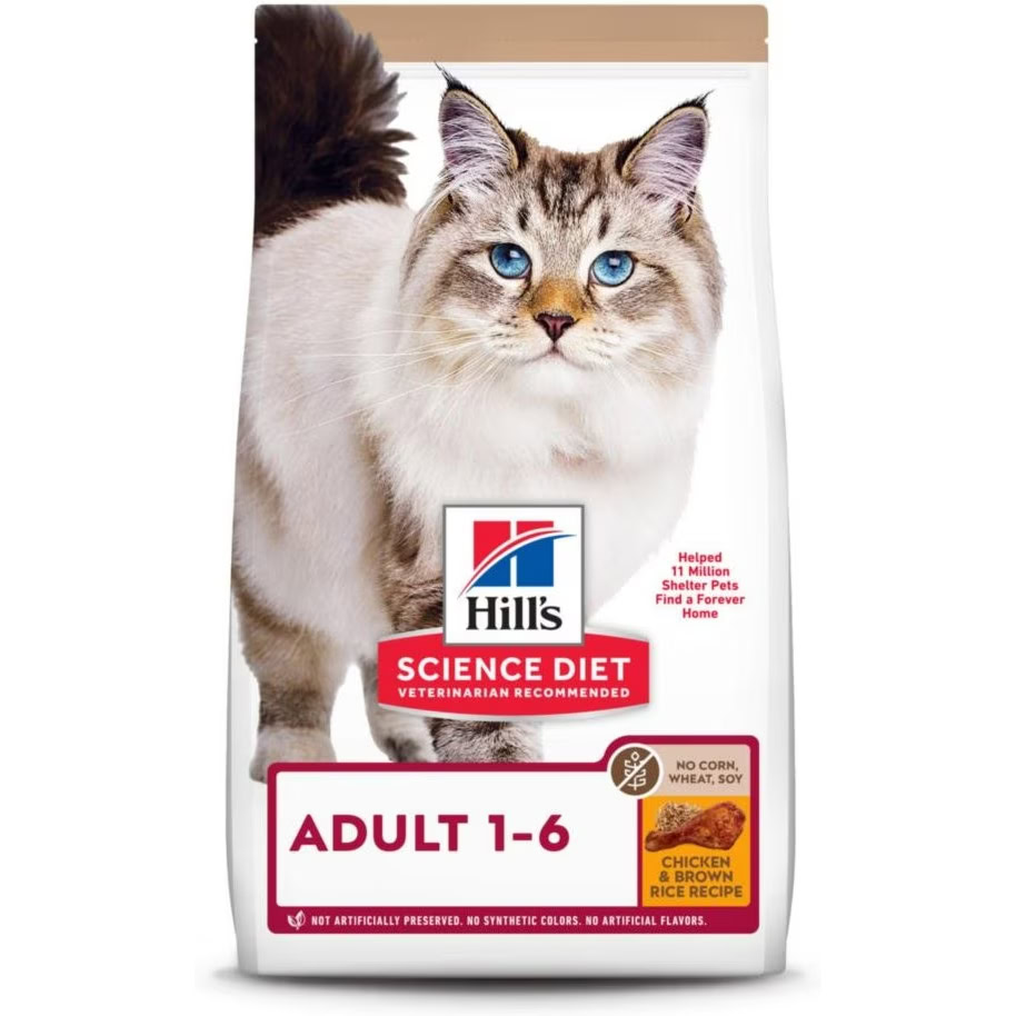 Hill's Science Diet Adult 1-6 Chicken & Brown Rice Recipe No Corn 