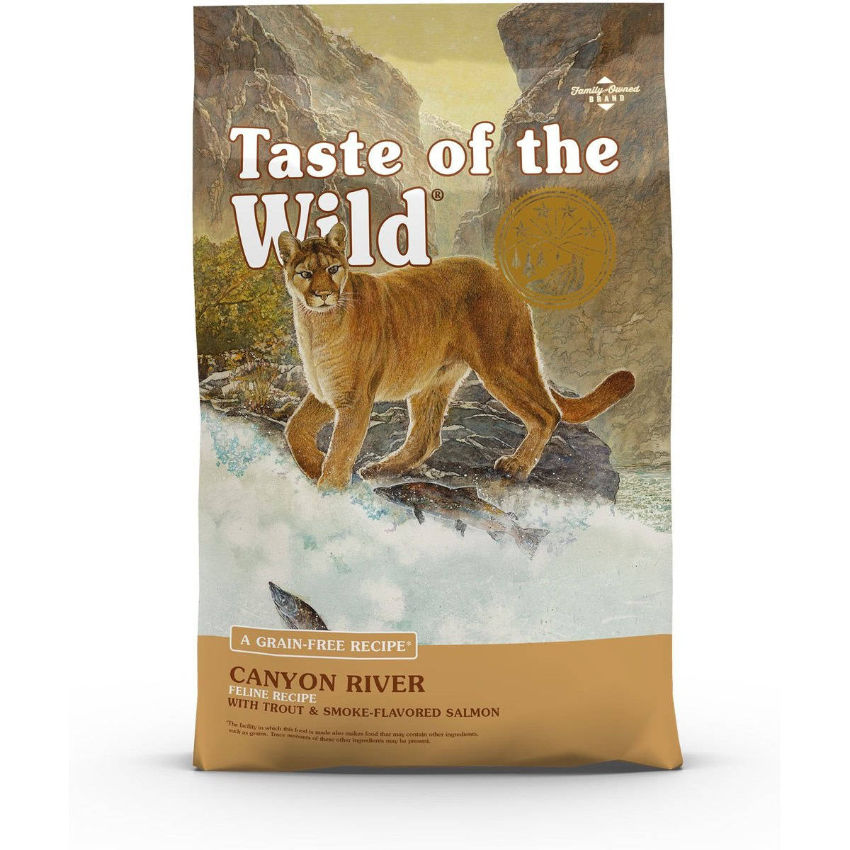 Taste of the Wild Canyon River Trout & Smoke-Flavored Salmon Grain-Free Dry Cat Food 