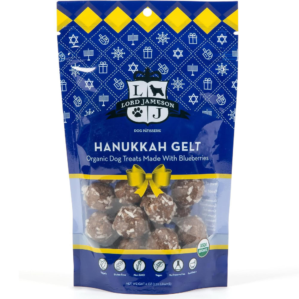 Hanukkah Gelt Organic Vegan Dog Treats