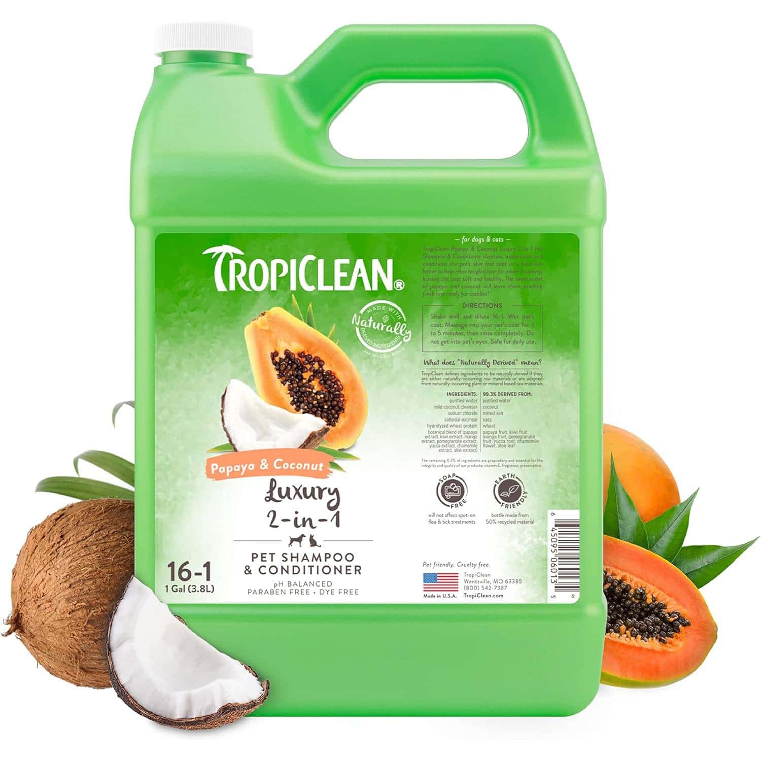 TropiClean Luxury Cat Shampoo & Conditioner new